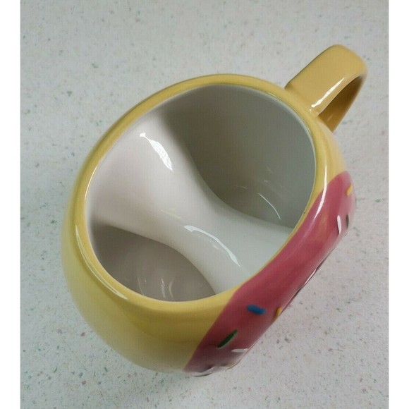 Pink Sprinkle Tag 18 oz. Donut Coffee/Tea Cup/Mug - Picture 11 of 11